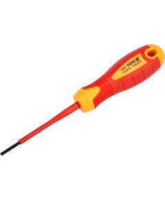 Отвертка плоская диэлектрическая YATO SL2.5 x 75 мм, фото  | SNABZHENIE.com.ua