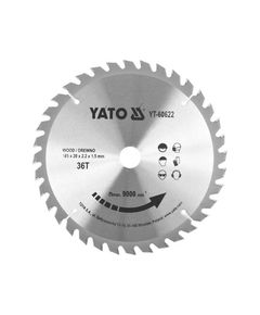 Диск пильний побідитовий 185x20x2.2 мм, 36 зубів YATO YT-60622, фото  | SNABZHENIE.com.ua