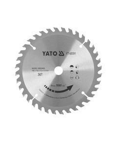 Диск пильный по дереву 165x16x2.2 мм, 36 зубьев YATO, фото  | SNABZHENIE.com.ua