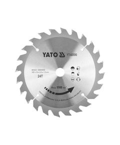 Диск пильний твердосплавний по дереву 165 мм, 24 зуба YATO YT-60590, фото  | SNABZHENIE.com.ua