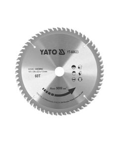 Диск пильный по дереву 185x20x2.2 мм, 60 зубьев YATO YT-60623, фото  | SNABZHENIE.com.ua