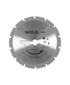 Пильный диск по дереву 185x2.4x20 мм, 14 зубьев YATO YT-60628, фото  | SNABZHENIE.com.ua