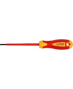 Отвертка плоская диэлектрическая SL3 x 100 YATO, фото  | SNABZHENIE.com.ua