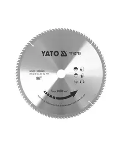 Диск пильний переможний по дереву 315 x 30 x 3.2 x 2.2 мм, 96 зубів YATO (YT-60795), фото  | SNABZHENIE.com.ua