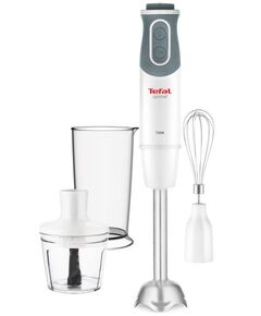 Блендер Tefal заглибний Optichef 800Вт, 3в1, чаша-800мл, чопер-500мл, турборежим, білий, фото  | SNABZHENIE.com.ua