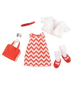 Набір одягу для ляльок 15см LORI Сукня з принтом, фото  | SNABZHENIE.com.ua