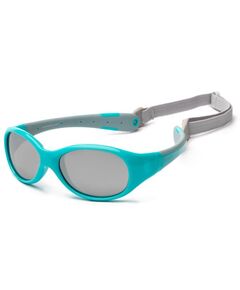 Дитячі сонцезахисні окуляри Koolsun Flex, 0-3р, бірюзово-сірий, фото  | SNABZHENIE.com.ua