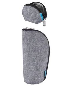 Набір Nuvita MyMia термос для пляшки, чохол для пустушки, сірий, фото  | SNABZHENIE.com.ua