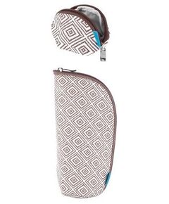 Набір Nuvita MyMia термос для пляшки, чохол для пустушки, геометричний орнамент, фото  | SNABZHENIE.com.ua