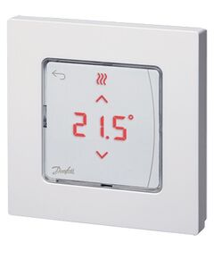 Терморегулятор Danfoss Icon RT IR, +5...35 °C, датчик інфрачервоний, бездротовий, накладний, 3В, білий, фото  | SNABZHENIE.com.ua