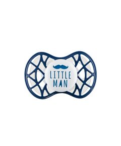 Пустушка Nuvita Air55 Cool 6міс+, ортодонтична, з ковпачком, LITTLE MAN темно-синій, фото  | SNABZHENIE.com.ua