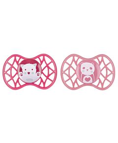 Пустушка Nuvita Air55 Explorer 6міс+, ортодонтична, 2шт, кіт/панда, фото  | SNABZHENIE.com.ua