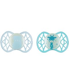 Пустушка Nuvita Air55 Explorer 0міс+, симетрична, 2шт, ведмідь/жираф, фото  | SNABZHENIE.com.ua