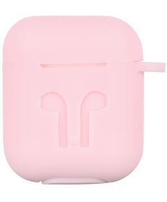 Чохол 2Е для AirPods (Gen 1-2, 2016-2019), Pure Color Silicone Imprint (3.0mm), рожевий світлий, фото  | SNABZHENIE.com.ua