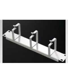 Кабельний організатор MIRSAN 10", 1U, 3 кільця, сірий, фото  | SNABZHENIE.com.ua