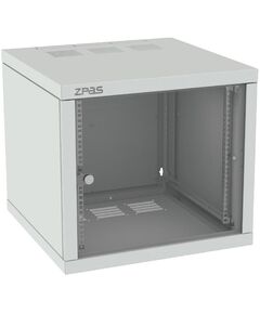 Шафа  ZPAS 19", 18U, Z-BOX, з змінними бічними стінками, 600х600 мм, максимально 100кг, сіра, фото  | SNABZHENIE.com.ua