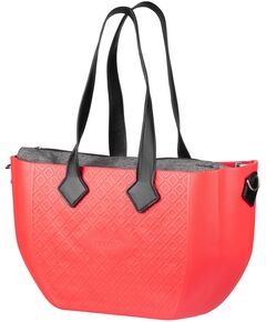 Сумка Nuvita MyMia ручки еко-шкіра, килимок, ремені для коляски, червоно-чорний, фото  | SNABZHENIE.com.ua