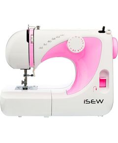Швейна машина iSEW A15 , електромех., 70Вт, 15 шв.оп., петля напівавтомат, біло-рожевий, фото  | SNABZHENIE.com.ua