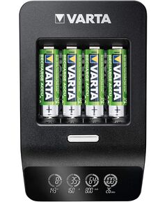 Зарядний пристрій Varta LCD Ultra Fast Plus Charger 4хNI MH AA2100 мА•год, фото  | SNABZHENIE.com.ua