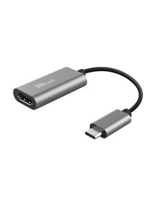 Адаптер Trust Dalyx USB-C > HDMI, 0.2м, Алюміній, чорний, фото  | SNABZHENIE.com.ua