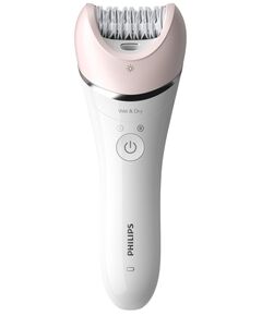 Епілятор Philips 8000 series дисковий, акумуляторний , пінцет.-32, волог.+сух., насадок-6, з підсвіткою, біло-рожевий, фото  | SNABZHENIE.com.ua