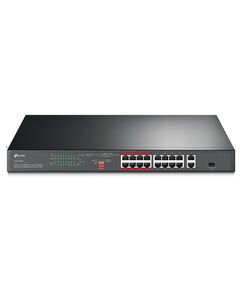 Комутатор TP-LINK TL-SL1218P 16xFE (16xPoE), 2xSFP, 150Вт, Некерований, фото  | SNABZHENIE.com.ua