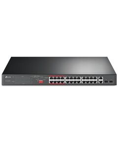 Комутатор TP-LINK TL-SL1226P 24xFE (24xPoE), 2xSFP, 250Вт, Некерований, фото  | SNABZHENIE.com.ua