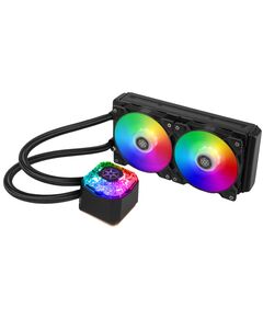 Система рідинного оxолодження SilverStone Icegem 240P-ARGB, LGA2066, 2011, 1366, 115x, 1366, TRX4TR4, AM4, AM3, AM3+, AM2, AM2+, FM1, FM2, TDP280W, чорний, фото  | SNABZHENIE.com.ua