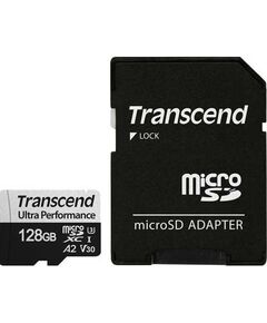 Карта пам'яті Transcend microSD  128GB C10 UHS-I U3 A2 R160/W90MB/s + SD, фото  | SNABZHENIE.com.ua