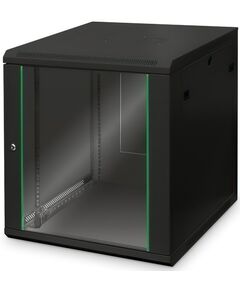 Шафа DIGITUS 19", 12U, Wall Mounting Dynamic Basic, 600x450 мм, 60кг максимально, чорна, фото  | SNABZHENIE.com.ua