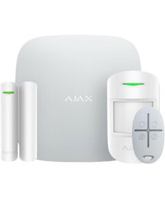 Комплект охоронної сигналізації Ajax StarterKit 2, hub2, motionprotect, doorprotect, spacecontrol, jeweller, бездротовий, білий, фото  | SNABZHENIE.com.ua