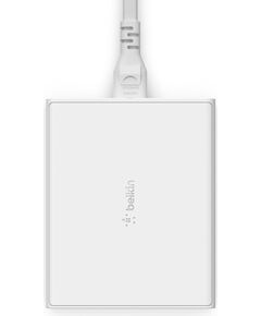 Зарядний пристрій мережевий Belkin 108Вт 2хUSB-С GAN PD PPS/2хUSB-A, білий, фото  | SNABZHENIE.com.ua