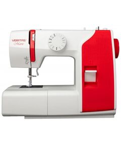 Швейна машина VERITAS MARIE, електромех., 70Вт, 13 шв.оп., петля напівавтомат, білий + червоний, фото  | SNABZHENIE.com.ua