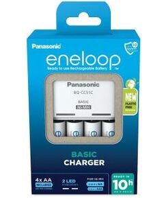 Зарядний пристрій Basic Charger+  Акумулятор Eneloop NI-MH  AA 2000 мАг, 4 шт., фото  | SNABZHENIE.com.ua