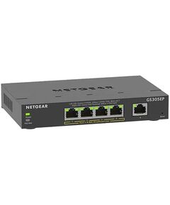 Комутатор NETGEAR GS305EP 5xGE (4xPoE), 63Вт, WebSmart, фото  | SNABZHENIE.com.ua
