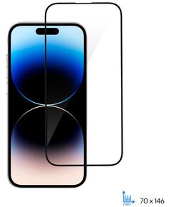 Захисне скло 2E для iPhone 14 Pro, 2.5D FCFG, (1 Pack), чорна рамка, фото  | SNABZHENIE.com.ua