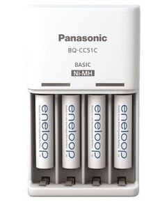 Зарядний пристрій Basic Charger  + Акумулятор Eneloop NI-MH  AAA 800 мАг, 4 шт., фото  | SNABZHENIE.com.ua