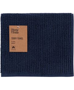 Рушник махровий ARDESTO Air, 50х90см, 100% бавовна, синій, фото  | SNABZHENIE.com.ua