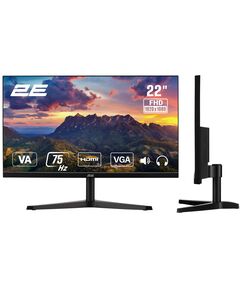 Монітор 2E 21.5" A2222B D-Sub, HDMI, MM, VA, 75Hz, фото  | SNABZHENIE.com.ua