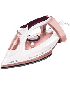 Праска Sencor, 3100Вт, 280мл, паровий удар -170гр, постійна пара - 35гр, керам. підошва, білий-золото, фото  | SNABZHENIE.com.ua