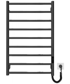 Рушникосушка Mario електрична Урбан-I, 810x500x85мм, таймер-регулятор 2.0, нерж.сталь, чорний матовий, фото  | SNABZHENIE.com.ua