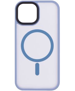 Чохол 2Е Basic для iPhone 15, Soft Touch MagSafe Cover, синій світлий, фото  | SNABZHENIE.com.ua