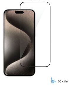 Захисне скло 2E для iPhone 15 Pro, 2.5D FCFG, (1 Pack), чорна рамка, фото  | SNABZHENIE.com.ua