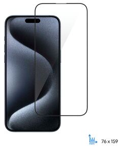 Захисне скло 2E для iPhone 15 Pro Max, 2.5D FCFG, (1 Pack), чорна рамка, фото  | SNABZHENIE.com.ua