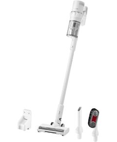 Пилосос Sencor безпровідний, 250Вт, конт пил -0.5л, автон. робота до 45хв, НЕРА, підсвітка, турбо щітка, білий, фото  | SNABZHENIE.com.ua