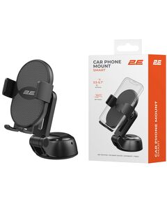 Автомобільний тримач смартфона 2Е Smart 3.5-6.7", чорний, фото  | SNABZHENIE.com.ua