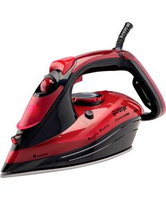 Праска Gorenje, 2800Вт, 350мл, паровий удар -100гр, верт. відпарювання, антинакип, автовідключення, керам. підошва, червоний, фото  | SNABZHENIE.com.ua
