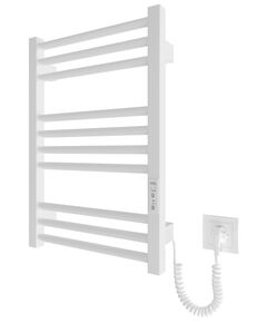 Рушникосушка Hygge Family електрична Derby, 570х430х80мм, таймер-регулятор, сталь, білий матовий, фото  | SNABZHENIE.com.ua
