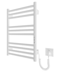 Рушникосушка Hygge Family електрична Greenwich, 570х430х80мм, таймер-регулятор, сталь, білий матовий, фото  | SNABZHENIE.com.ua