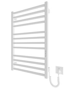 Рушникосушка Hygge Family електрична London, 770х530х80мм, таймер-регулятор, сталь, білий матовий, фото  | SNABZHENIE.com.ua